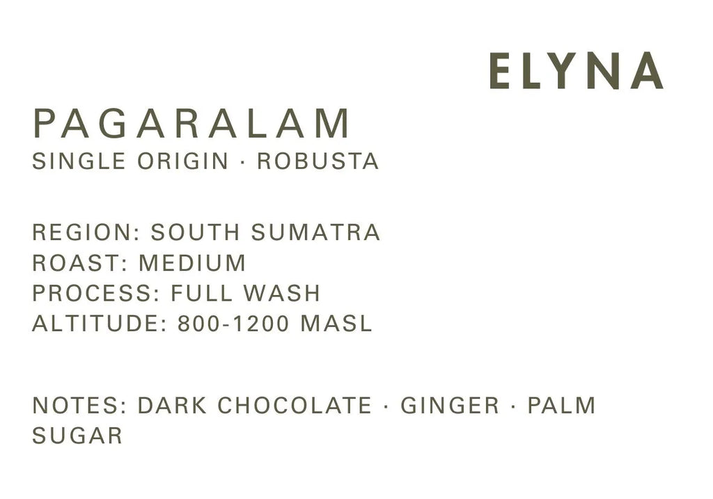 Pagaralam - Sumatera Single Origin Coffee – Full Wash (Robusta)