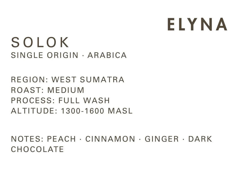 Solok - Sumatera Single Origin Coffee – Washed Process