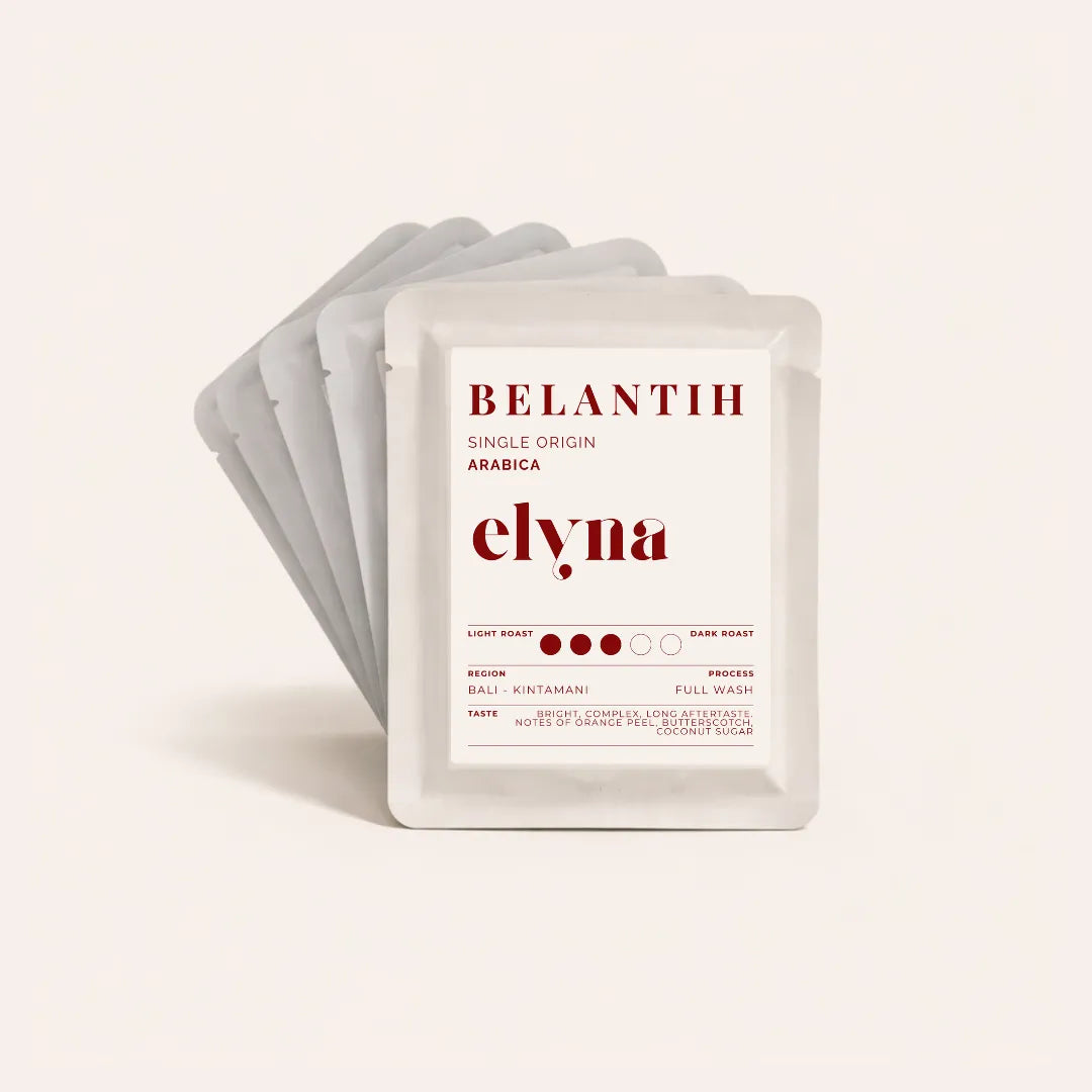 drip bag packaging of Belantih elyna coffee