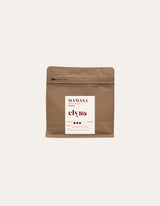 Elyna Mamasa single origin Arabica, medium roast, whole beans, resealable brown pouch