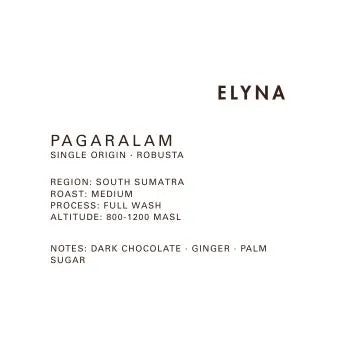 Pagaralam - Sumatera Single Origin Coffee – Full Wash (Robusta)